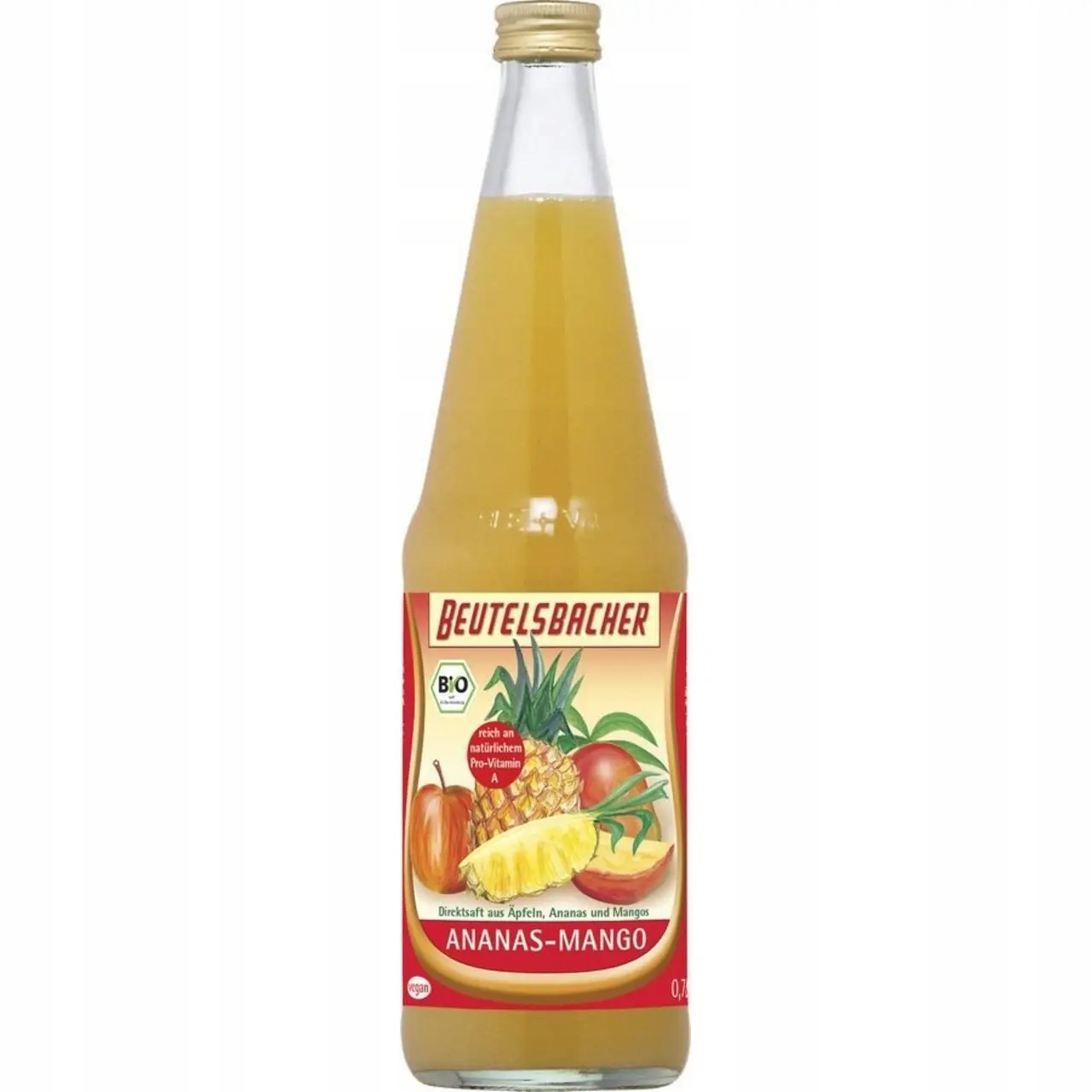 Sok Ananas Mango Nfc Bio 700 ml Beutelsbacher
