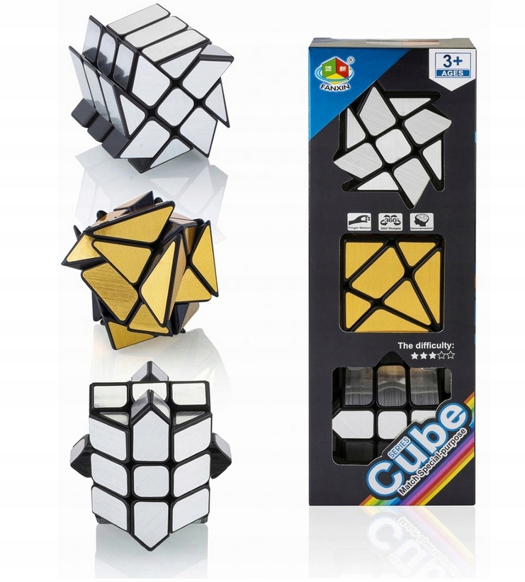 

Kostka Logiczna Zestaw 3 Sztuki Mirror Cube Kostki