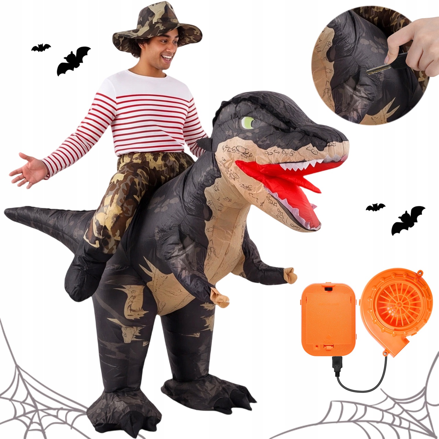 Kostým Nafukovací Kalhoty Dinosaurus Cosplay Pro Dospělé 150-190