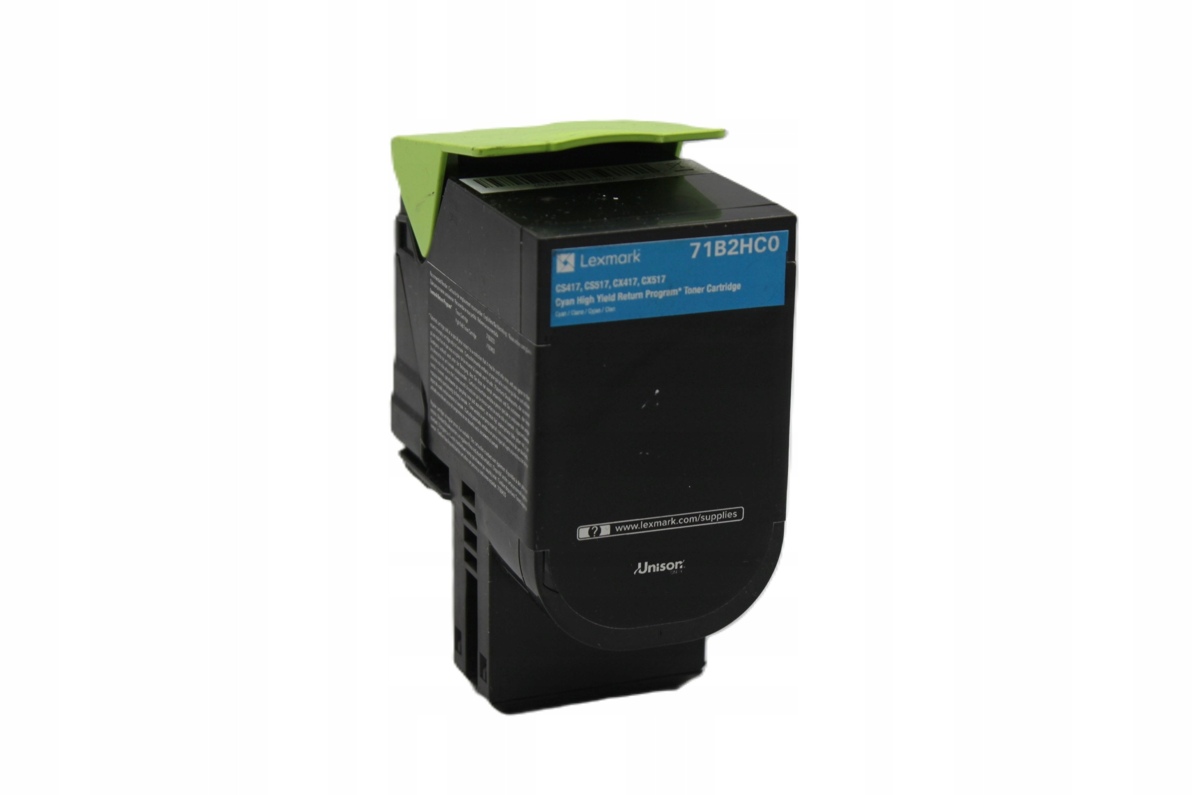 Lexmark 71B2HC0 toner cyan originál