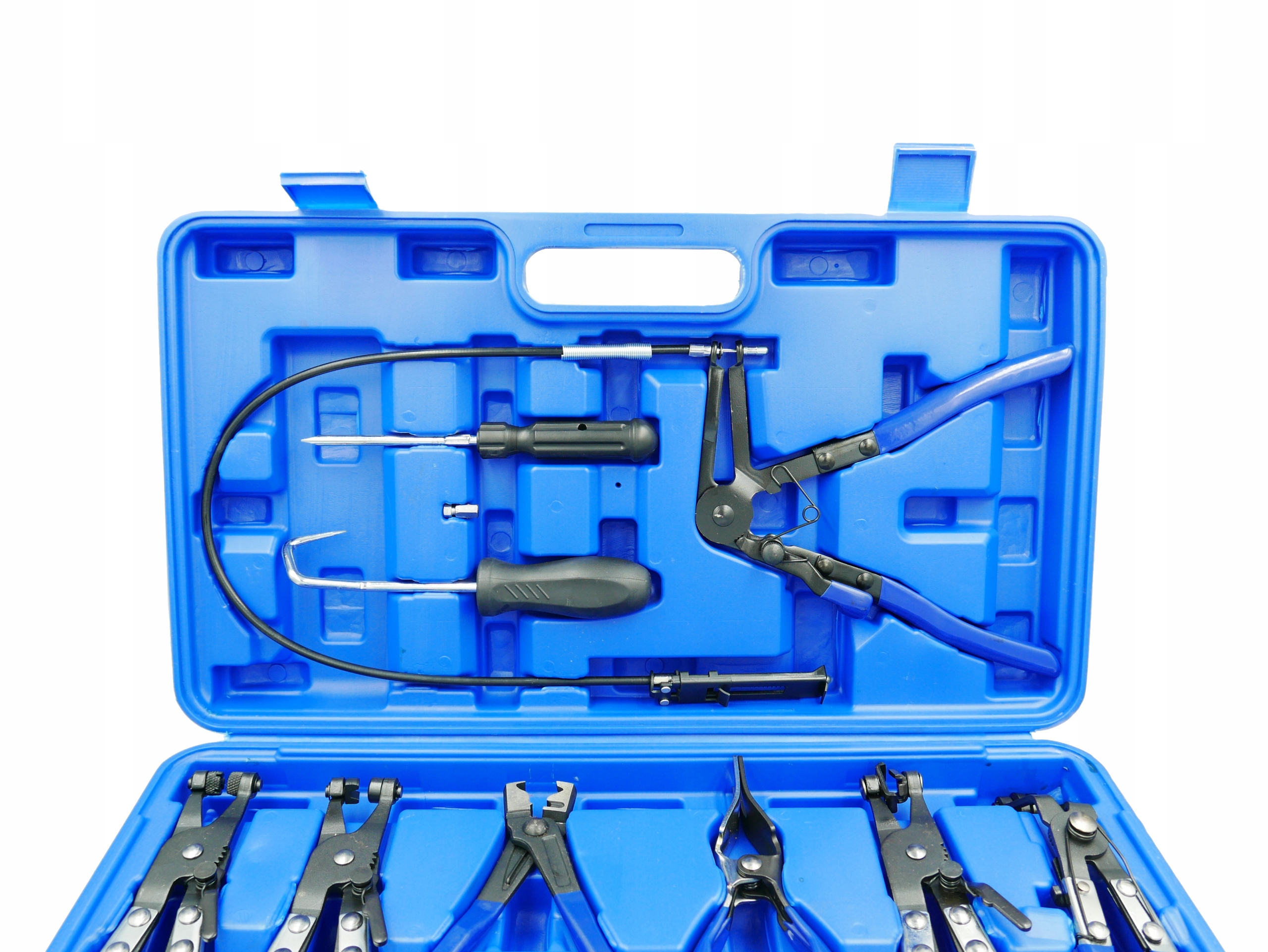 SZCZYPCE DO OPASEK ZACISKOWYCH OSLON ZESTAW 9el Weight with packaging 3 kg