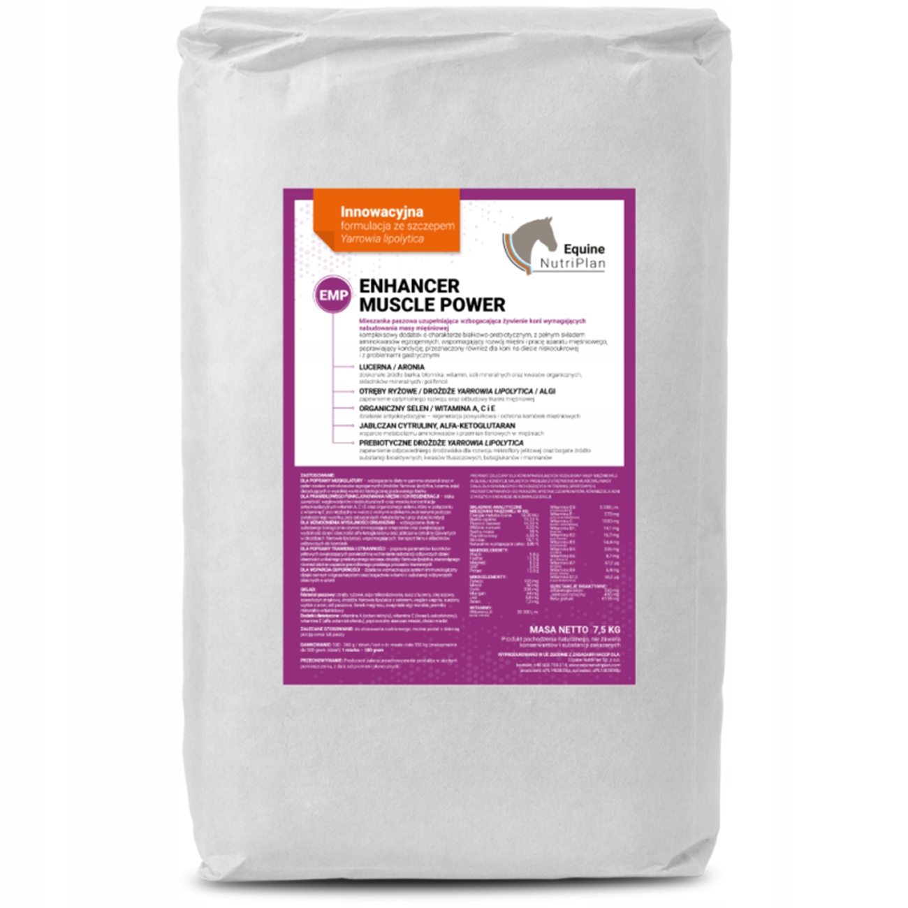 Preparat na Masę Mięśniową dla Koni Equine NutriPlan Enhancer Muscle
