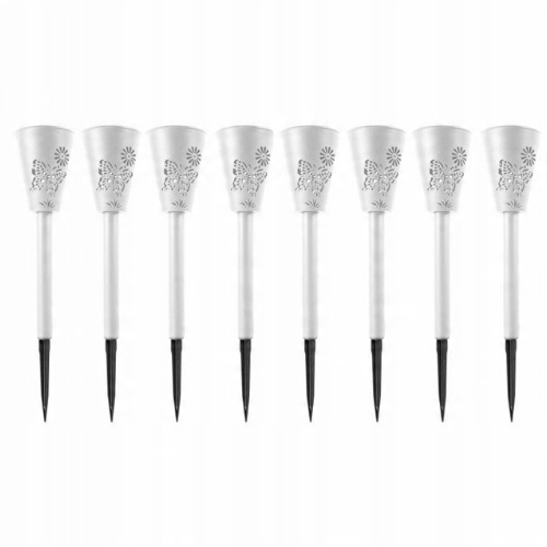

8 x Lampa Solarna Ogrodowa Stojąca Wbijana J-02