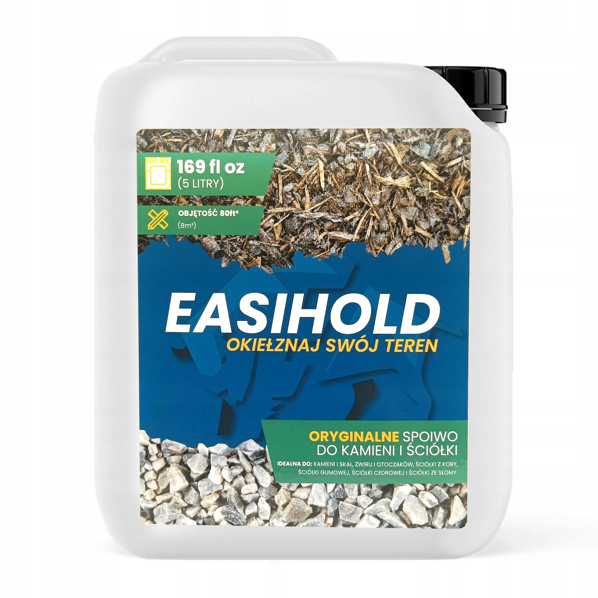 Easihold 5l spoiwo do wiązania kamieni lub kory Klej Do Grysu Kruszywa