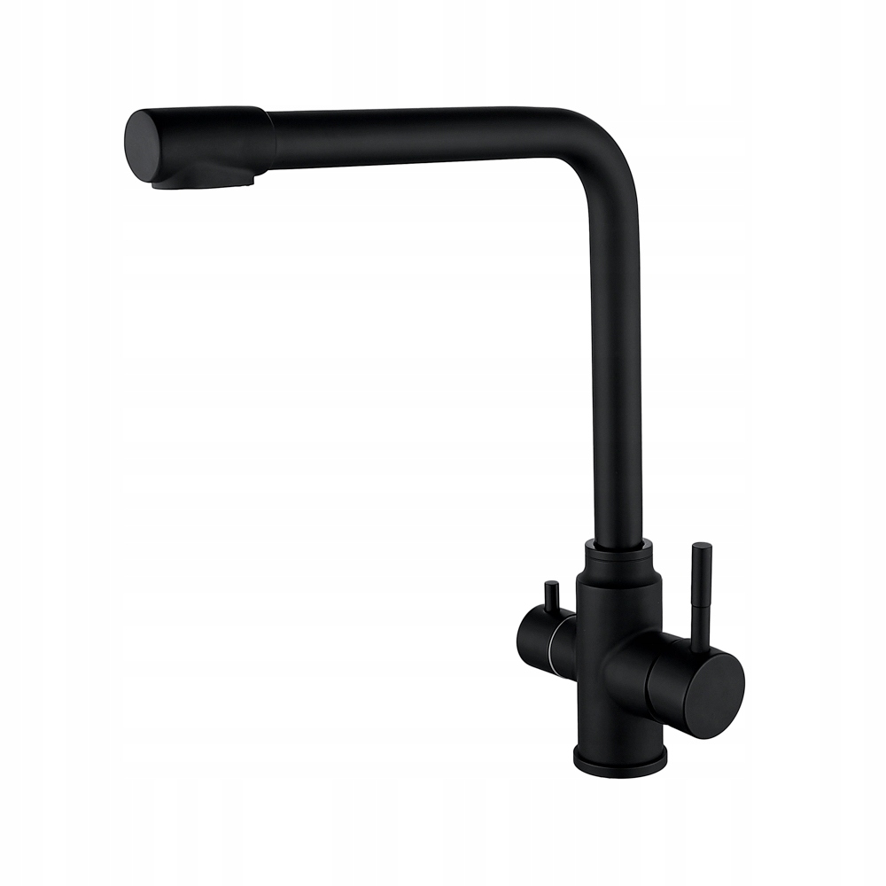 Kuchynská batéria Wezer EKO4C-01-BLACK s pripojením na vodný filter