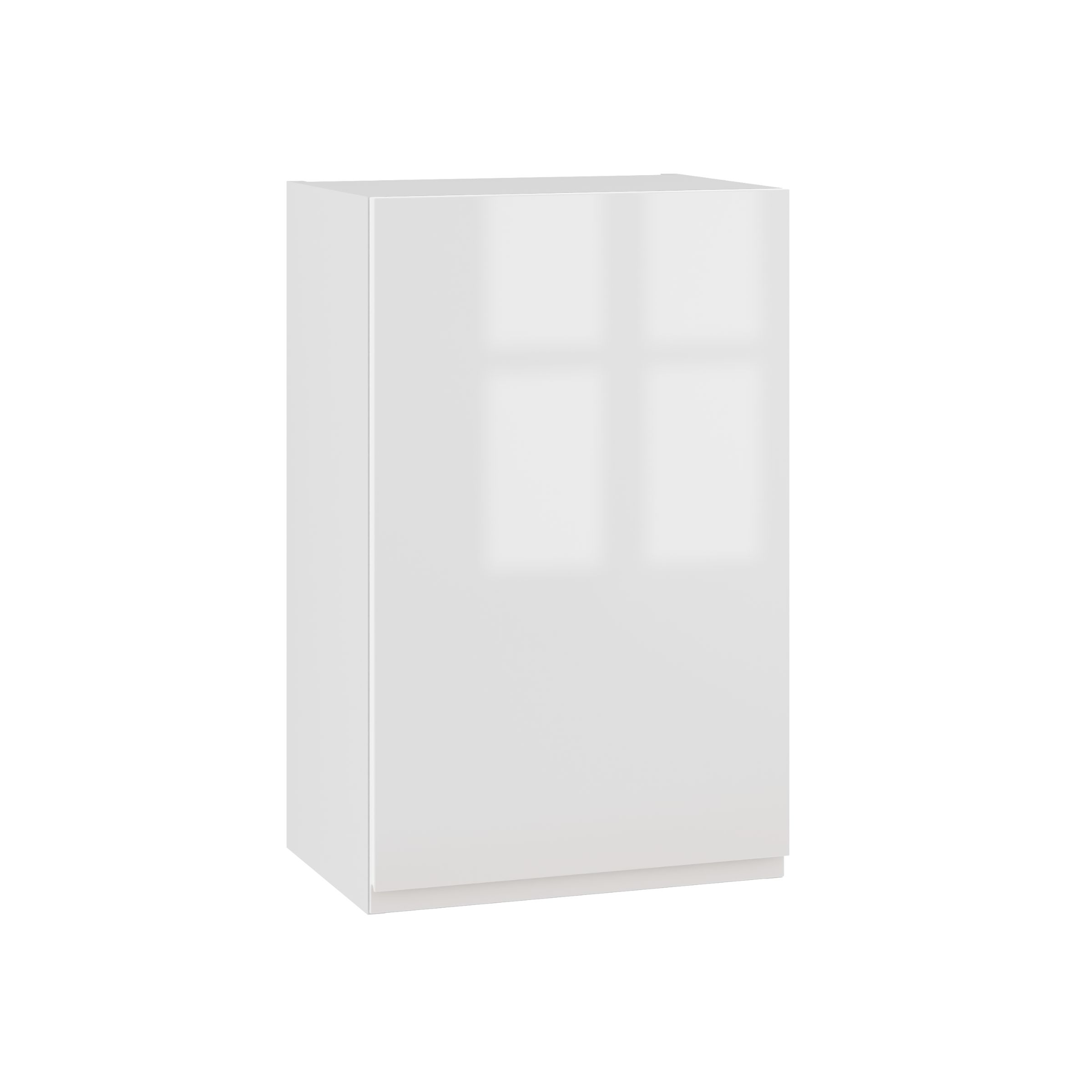 Kuchyňská skříňka 45 horní bílá bezúchytková Akryl