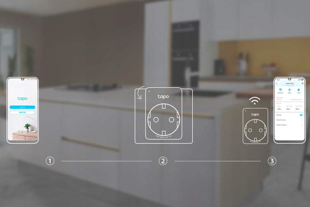 Gniazdo TP-LINK TAPO P110 Wi-Fi Liczba kanałów łączności 1