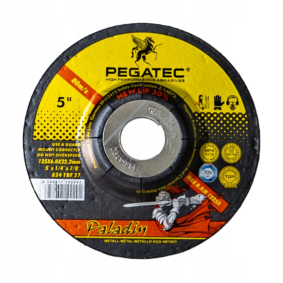 

Tarcza Do Szlifowania Metal Metalu 125x6 Pegatec