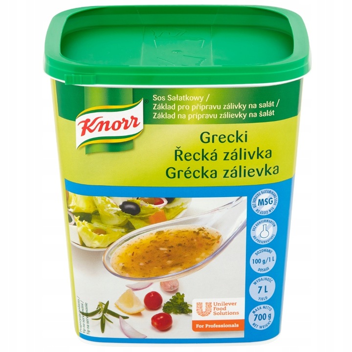 Řecká omáčka salátová 700g Knorr