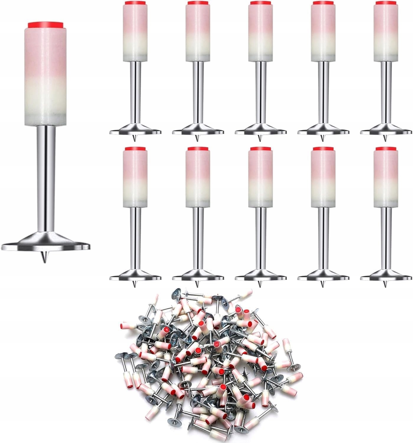 400 ks Hřebíky do pistole na betonu, kov, dřevo, hřebíkovačka