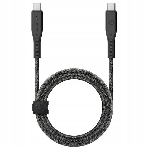 Energea kabel Flow Usb-c USB-C1.5m czarny/black 240W 5A Pd Fast Charge