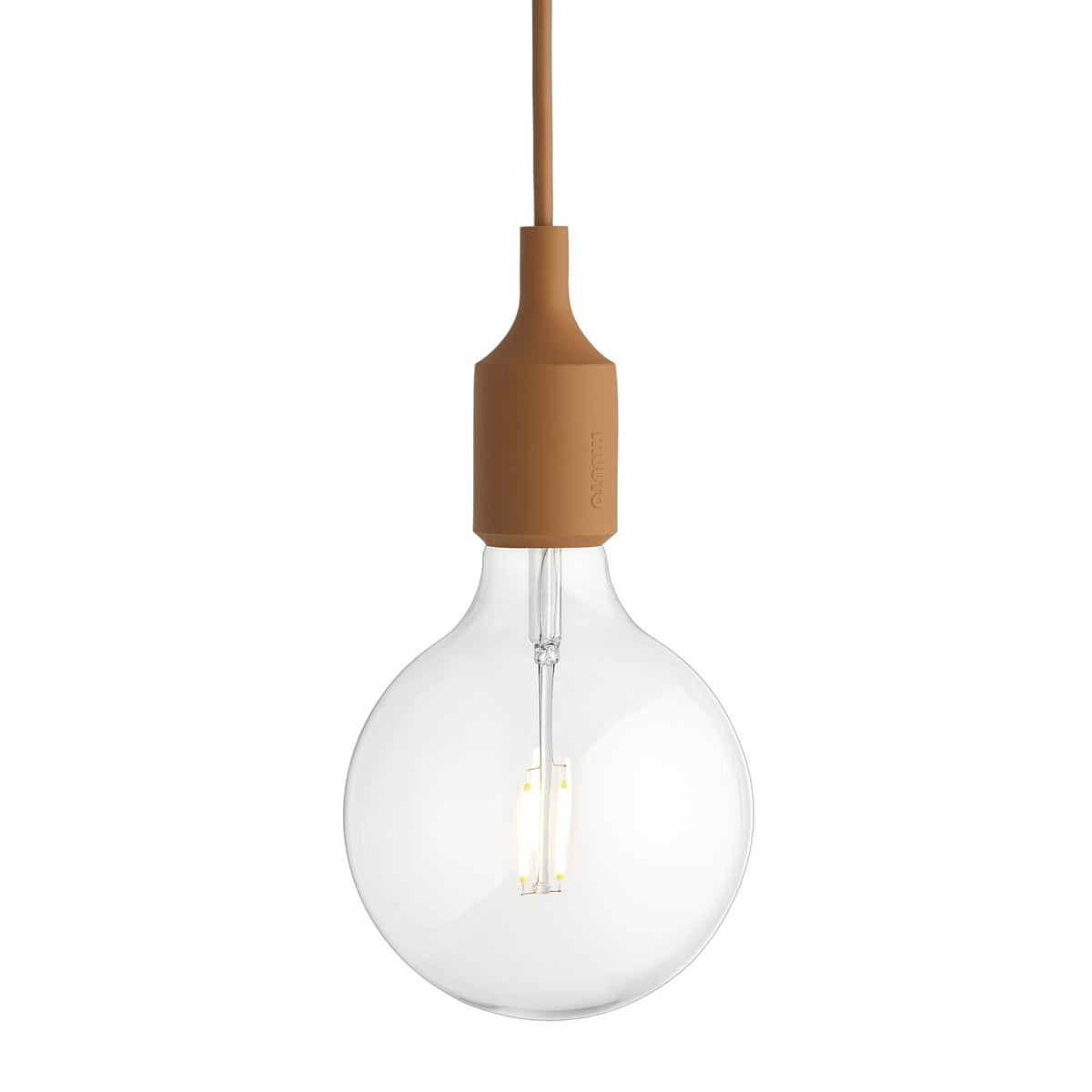 Muuto E27 Lampa Led žiarovka Clay Brown Hnedá