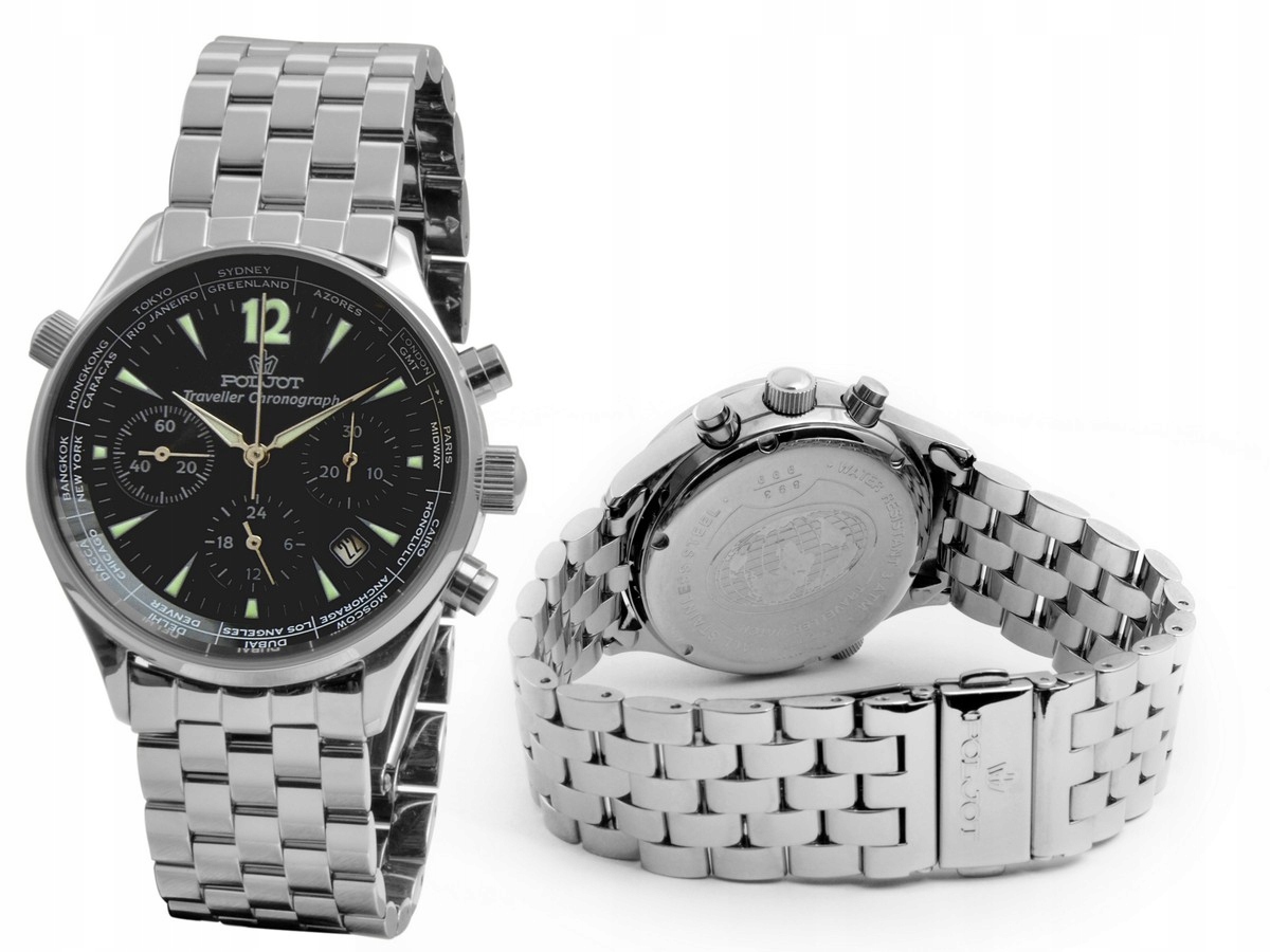 Hodinky Poljot Chronograf Traveller 31681/1743631B