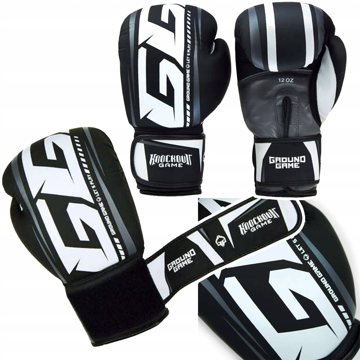 Rękawice bokserskie Ground Game Big Typo r. 14oz