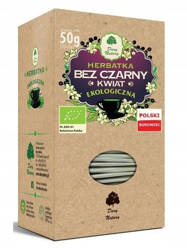 Levně Dary Natury Bez černý květ bio čaj 50 g Dary Natury