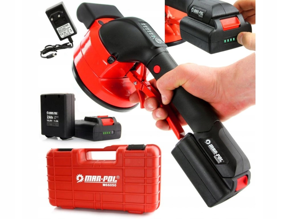 Aku vibrační přísavka na obklady/dlažbu 120mm, 50kg M66050