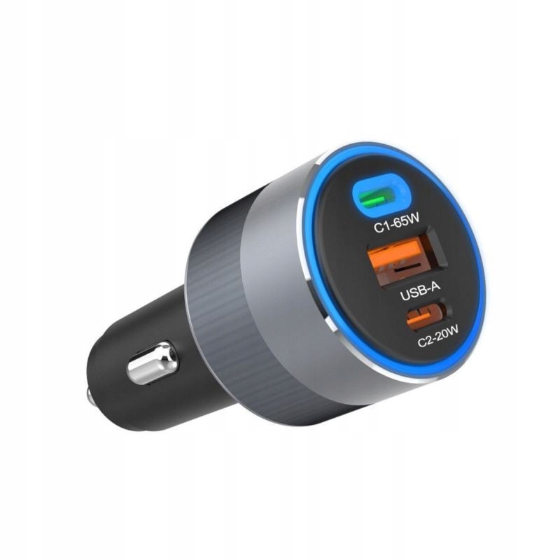 Ładowarka samochodowa Szybkie Ładowanie Usb Quick Charge 4.0 Usb Typ C 85W