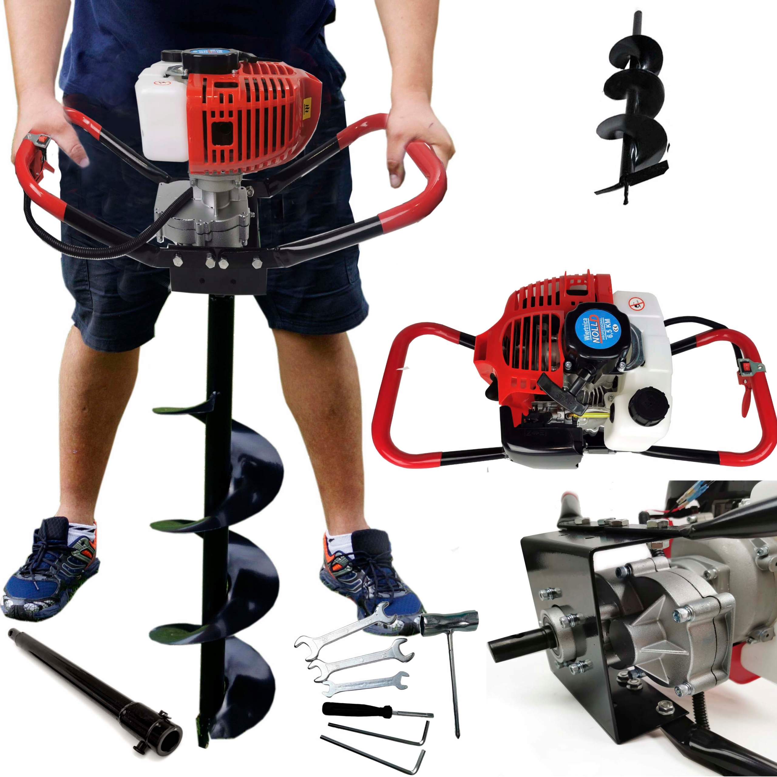 

Wiertnica Glebowa Świder Spalinowy+ Fi 25 CM 50