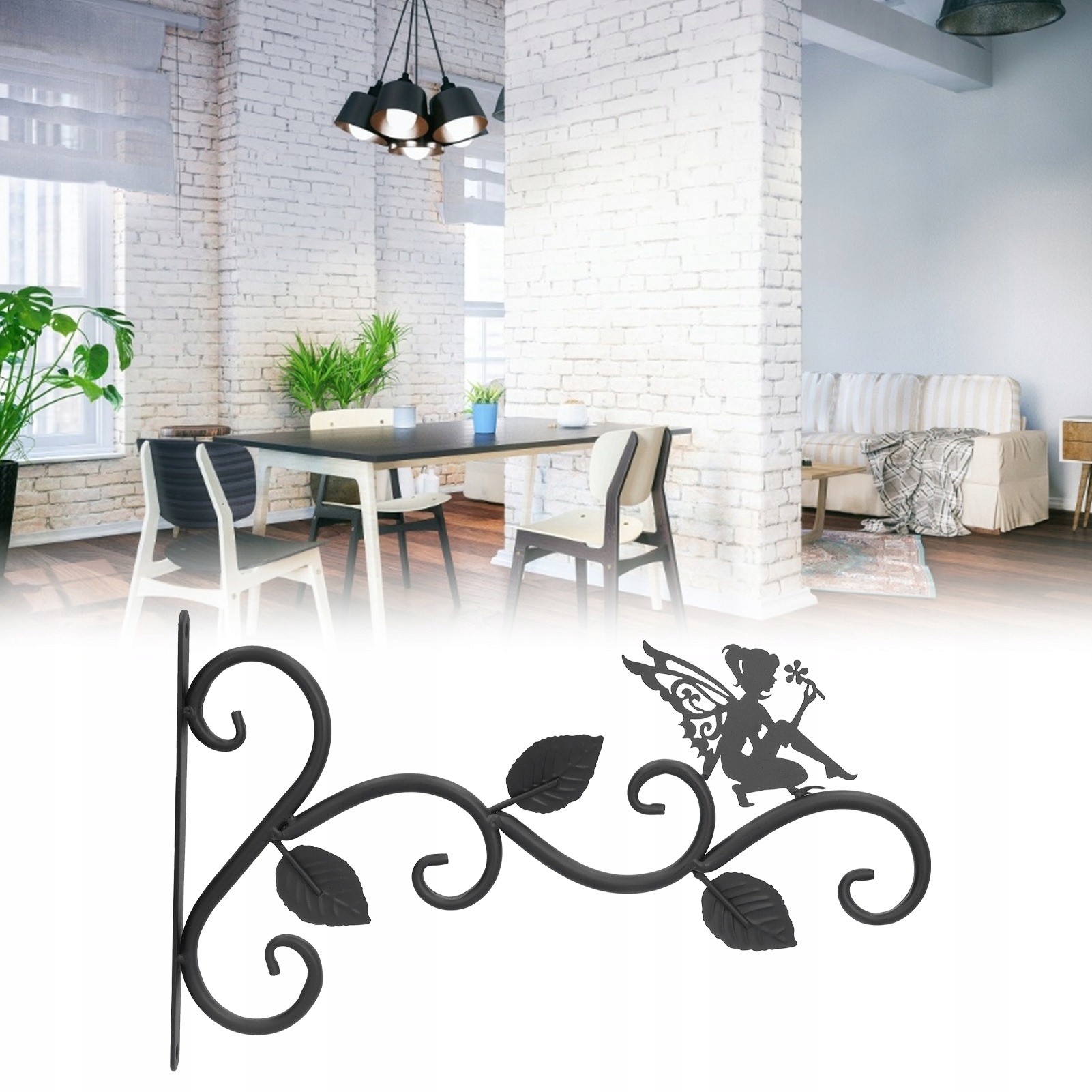 METALOWY HAK UCHWYT WIESZAK DONICZKA DO KWIATÓW Marka inna