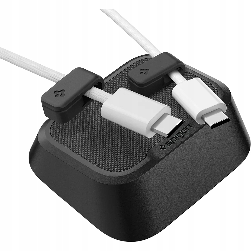 Organizér na kabely Spigen magnetický, klipy silné na stůl, pořádek