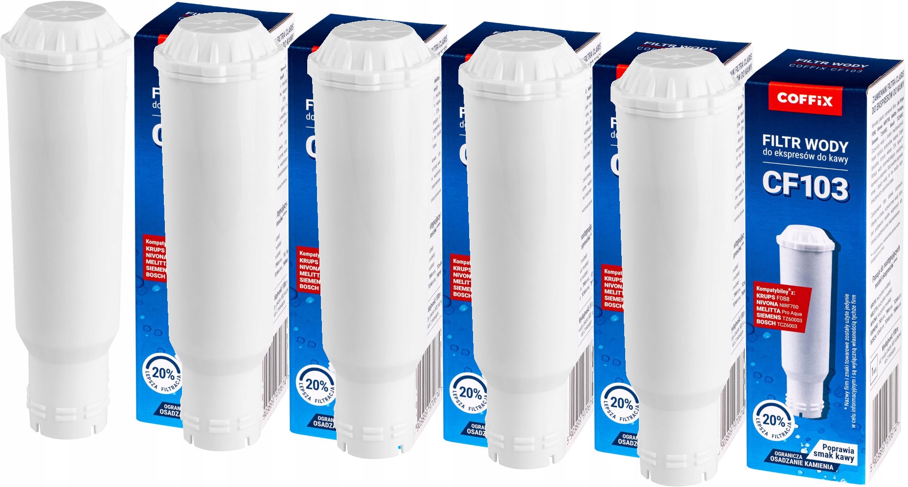 Filtr do kávovaru Melitta ProAqua Nivona NIRF700 Krups F088 Siemens Bosch