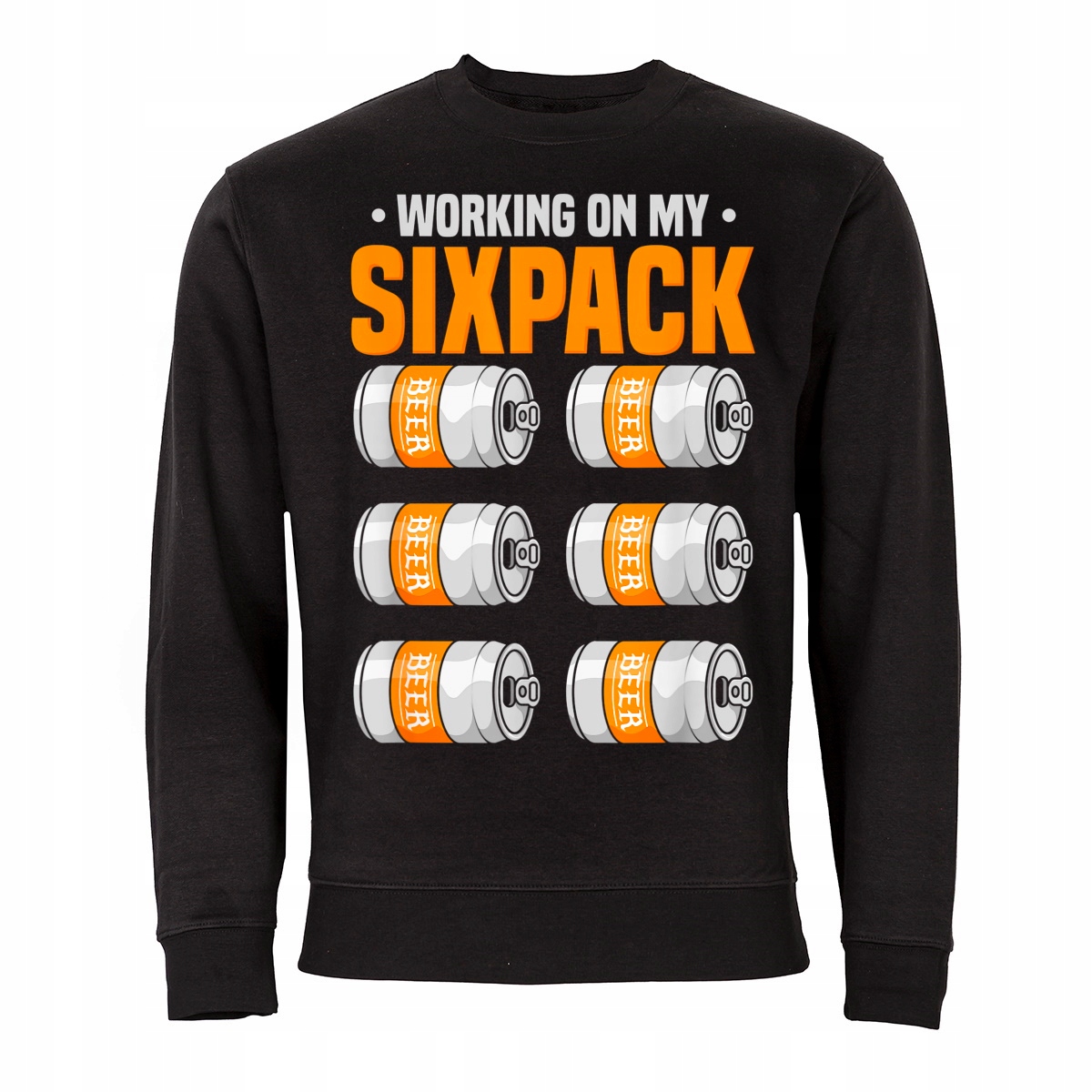 

Męska Bluza Na Siłownię Gym Trening Beer Sixpack