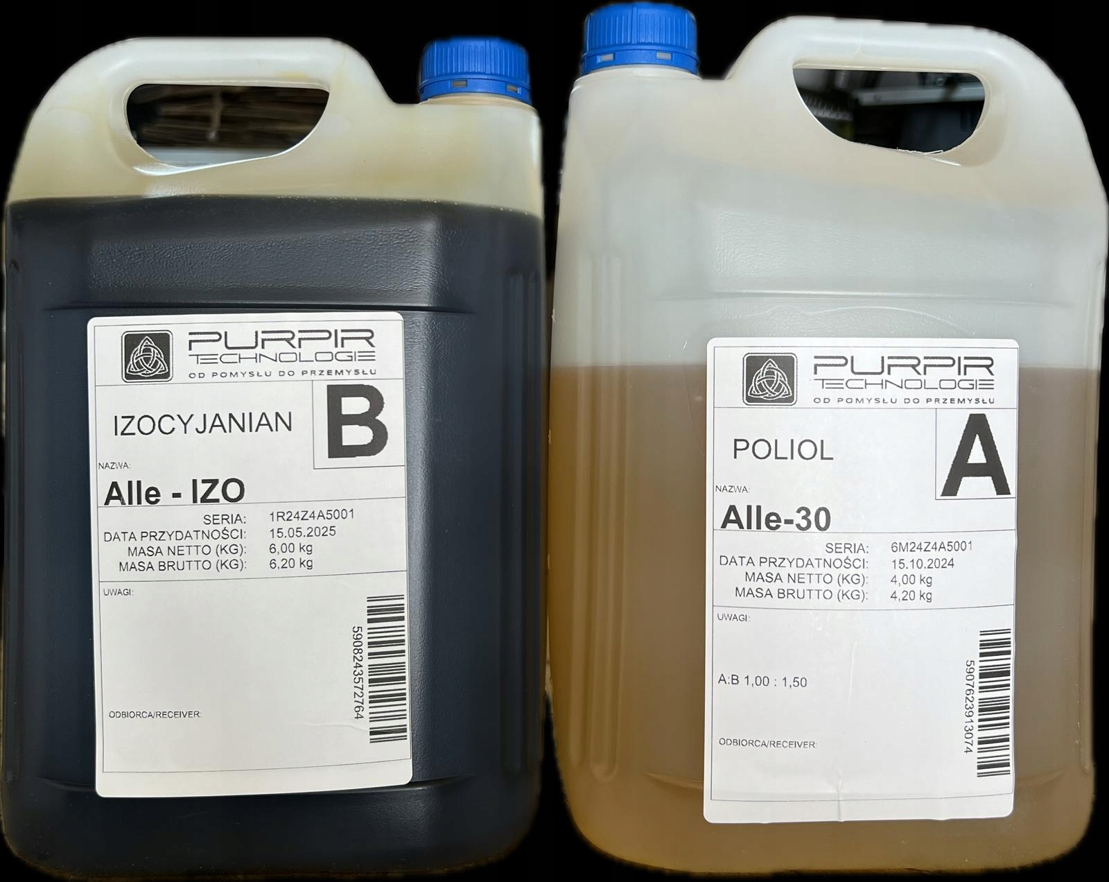 Polyuretanová pěna o hustotě 30kg/m3 tekutá, tepelná izolace, Pur