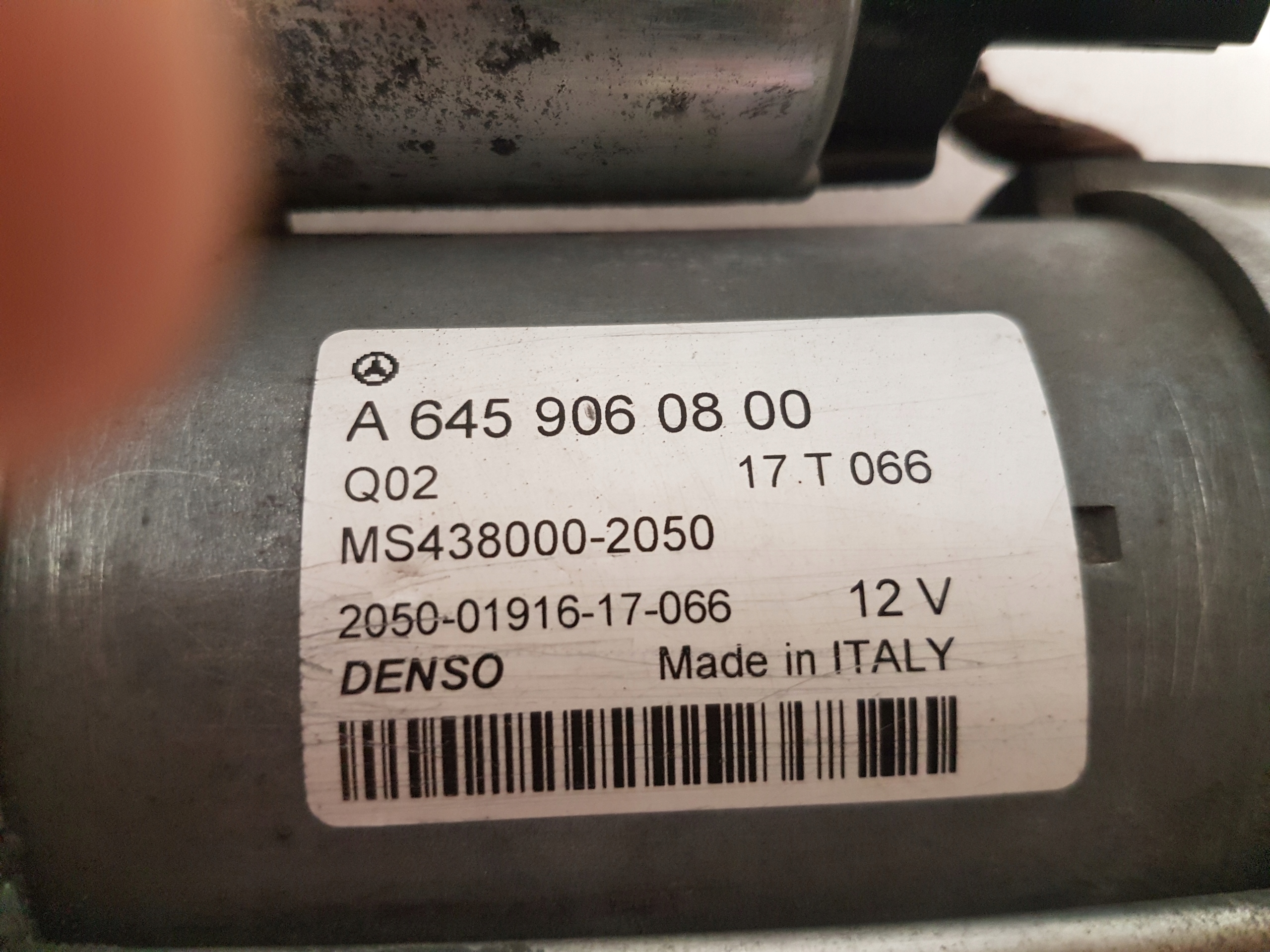 starter INFINITI Q30 QX30 A6459060800