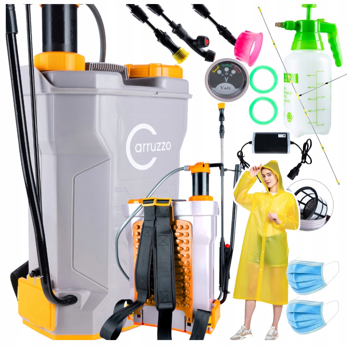 Akumulátorový postrekovač 16 l Elektrický postrekovač Darčeky