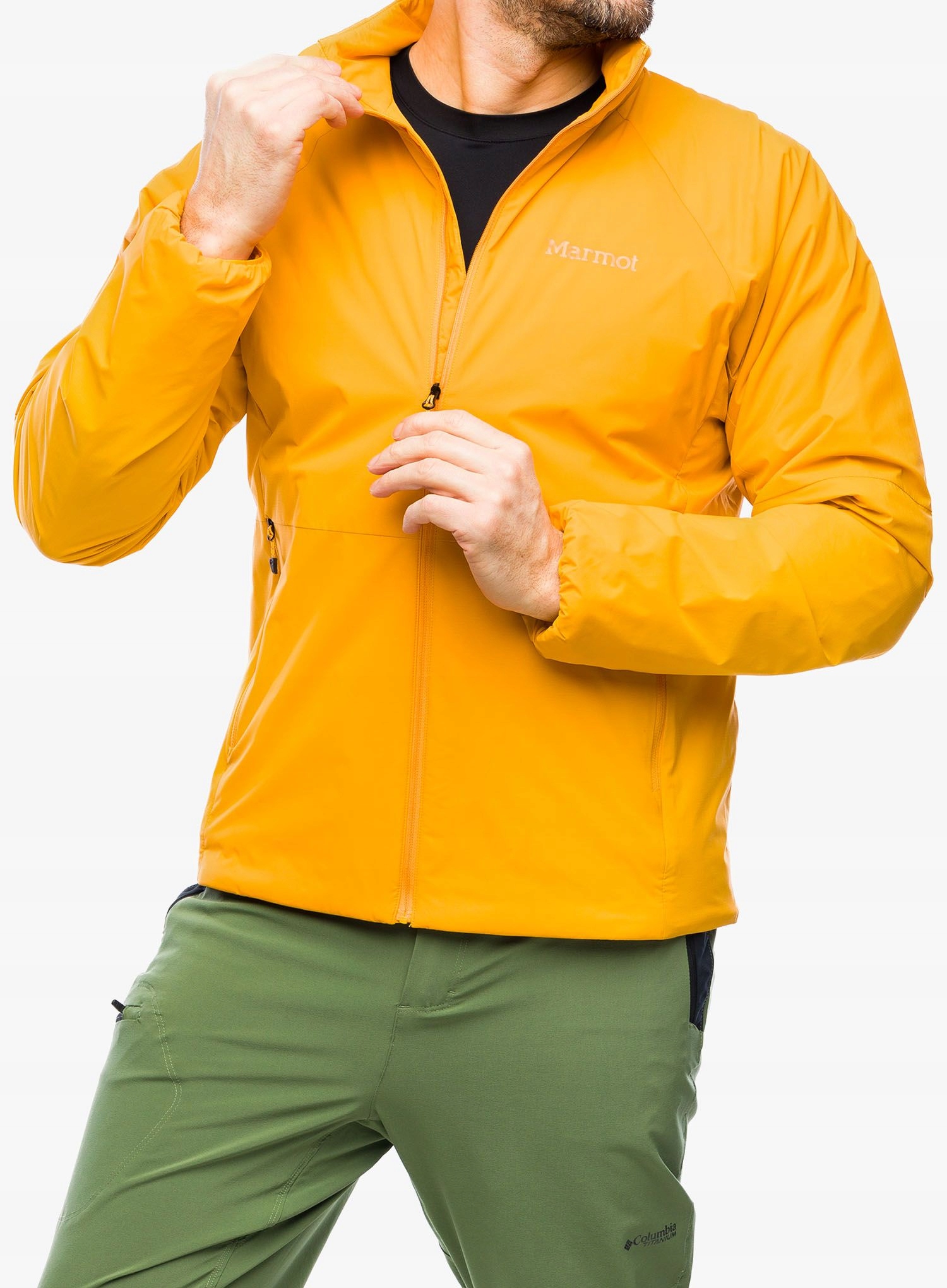 Zateplená bunda Marmot Novus Lt Jacket golden sun XL