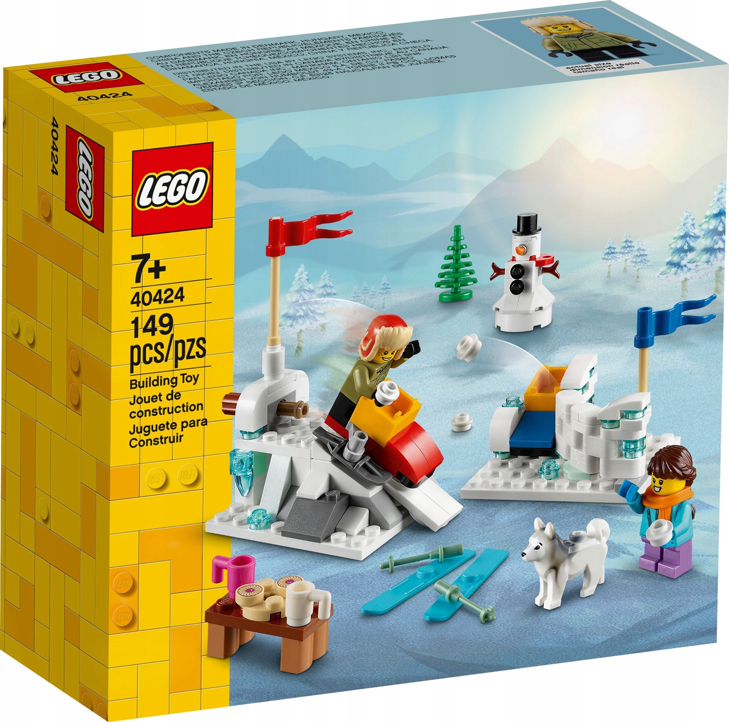Lego Okolicznościowe 40424 Zabawa śnieżkami