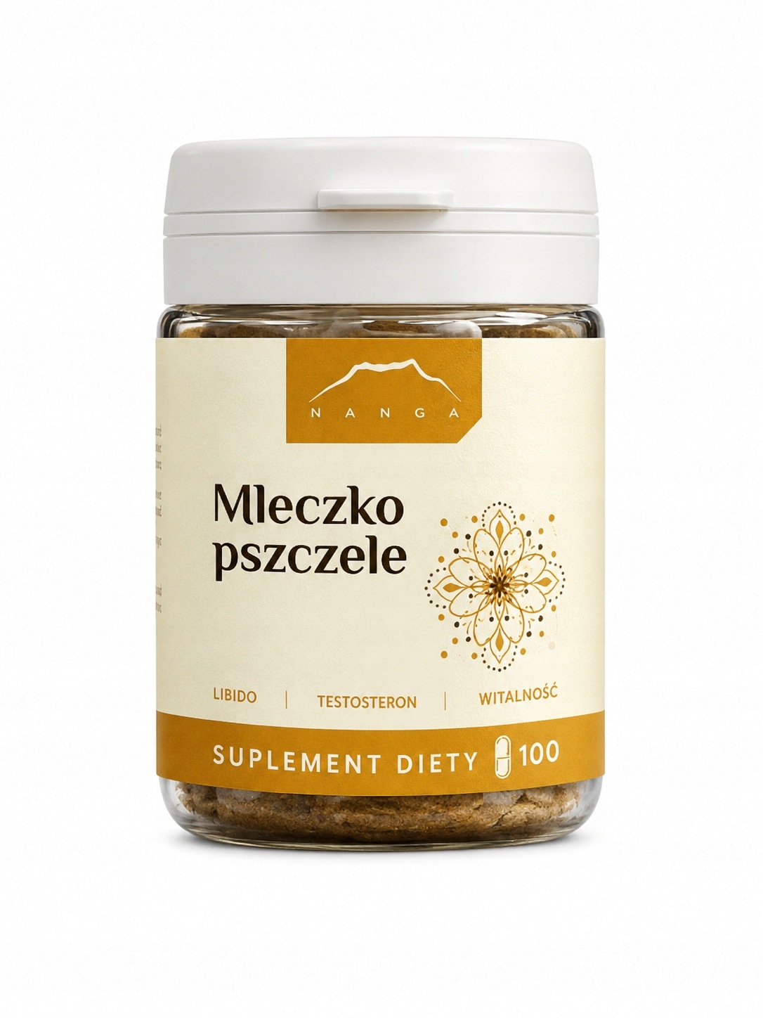 Mleczko pszczele liofilizowane kapsułki 100kps x 200mg Nanga
