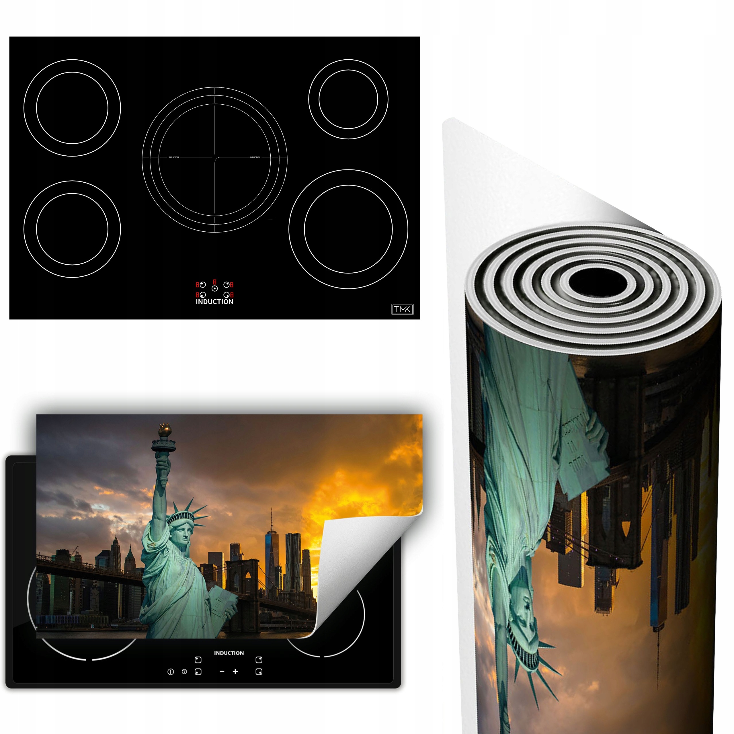 Vinylová Podložka Na Ochranu Sporáku 90x52 Město New York