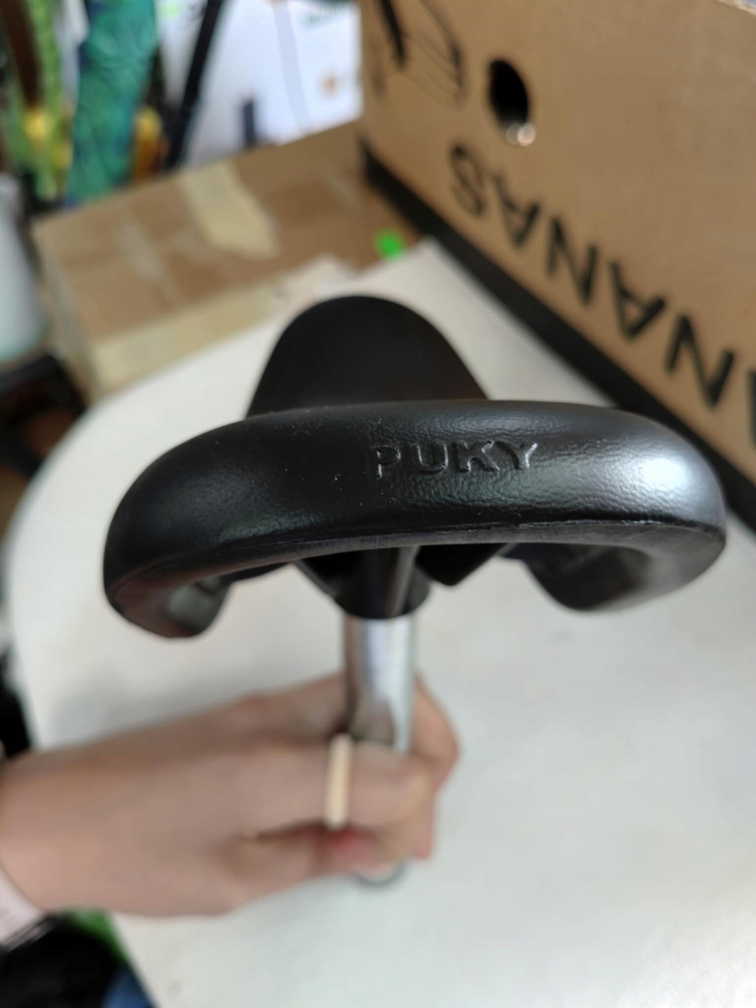 Siodełko do rowerka biegowego PUKY Kolor czarny