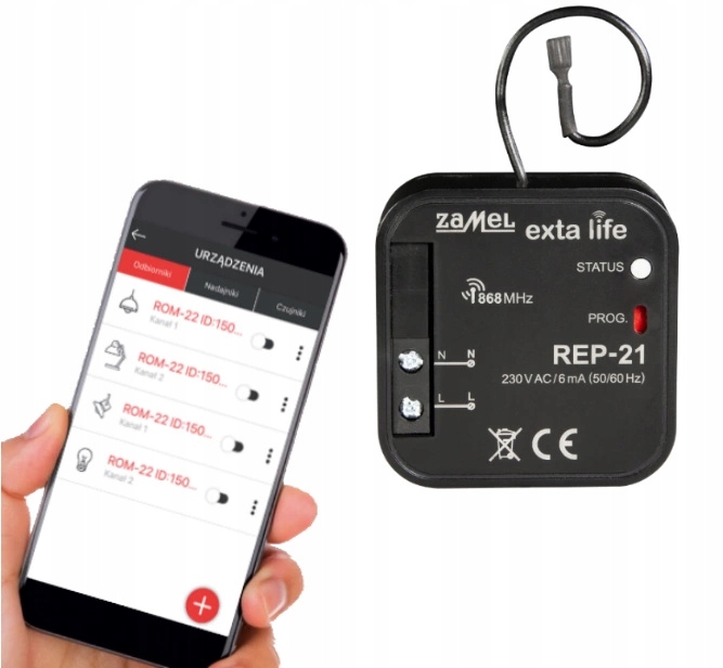 

Zamel REP-21 Retransmiter Sygnału 250m Exta Life