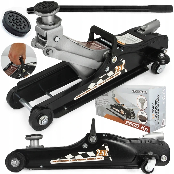 PODNOŚNIK SAMOCHODOWY LEWAREK ŻABA 2,5T +NADSTAWKA