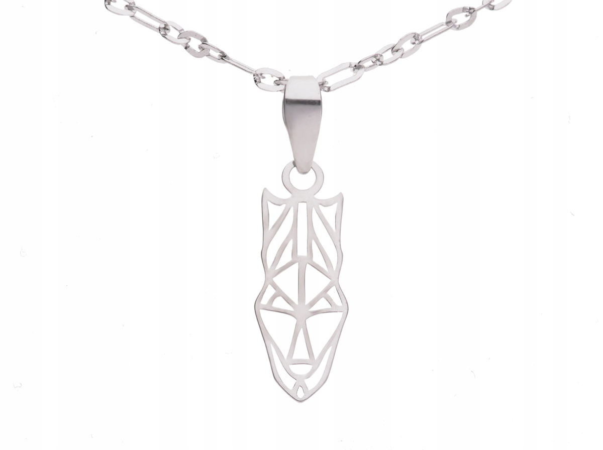 

Naszyjnik doberman ażurowy srebrny 925 łańcuszek