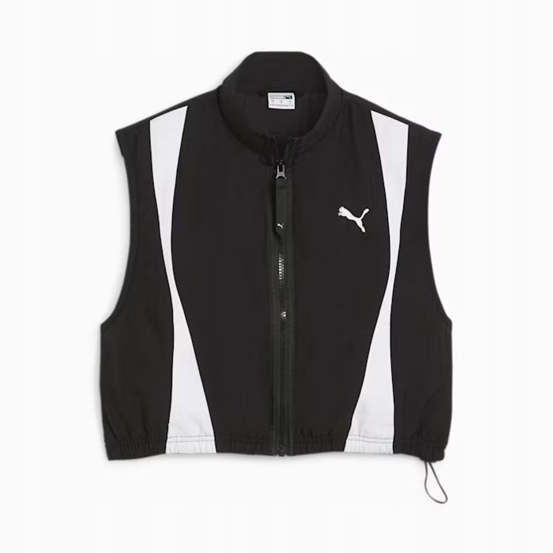 Dámská vesta Puma Dare To Woven Vest Black vesta velikost M