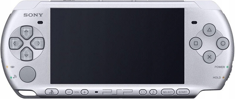 JAK NOWA PSP 3004 MYSTIC SILVER + GRATISY + GWAR + GRY !!