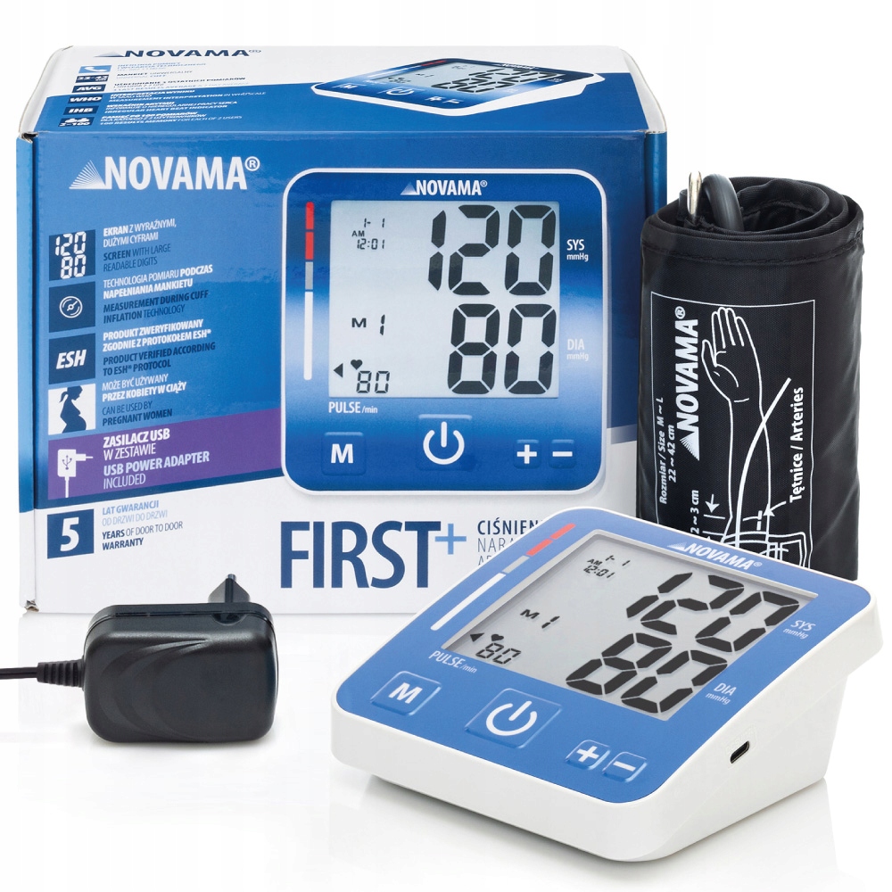 Ciśnieniomierz naramienny automatyczny z mankietem