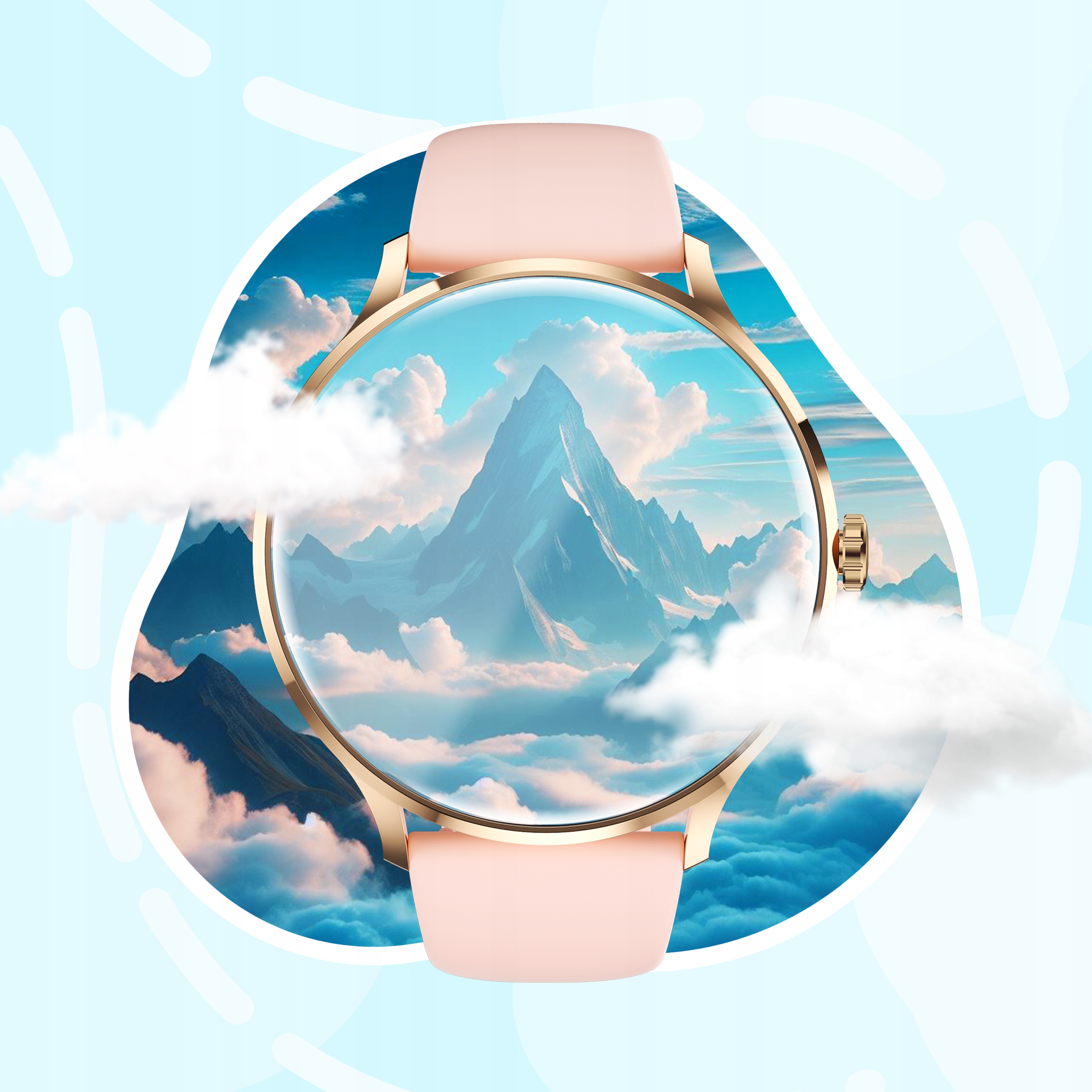 SMARTWATCH ZEGAREK DAMSKI MENU POLSKIE SPORT PULS ROZMOWY SMART WATCH PL Model ZEGAREK DAMSKI POŁĄCZENIA POLSKIE MENU JGS-QS80