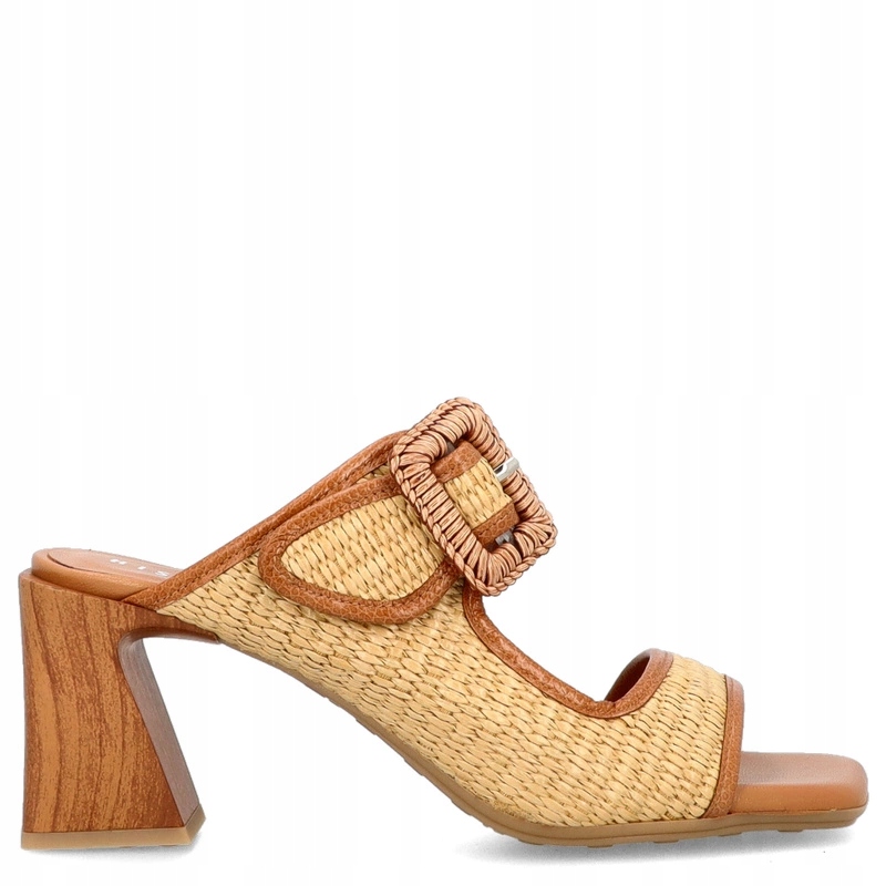 Španělské nazouváky na podpatku Hispanitas RHV254048 Hnědé 37