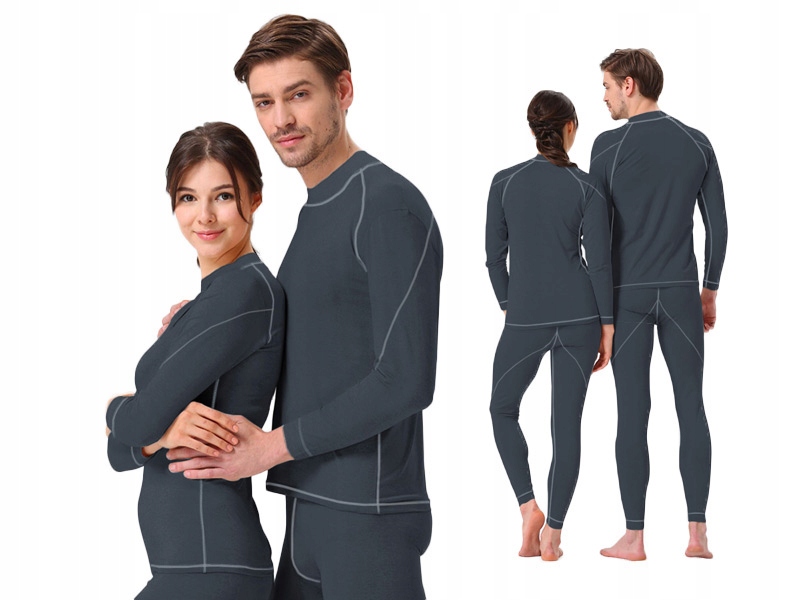 Bielizna Termiczna z WEŁNY MERYNOSA KC+ 3XL granat