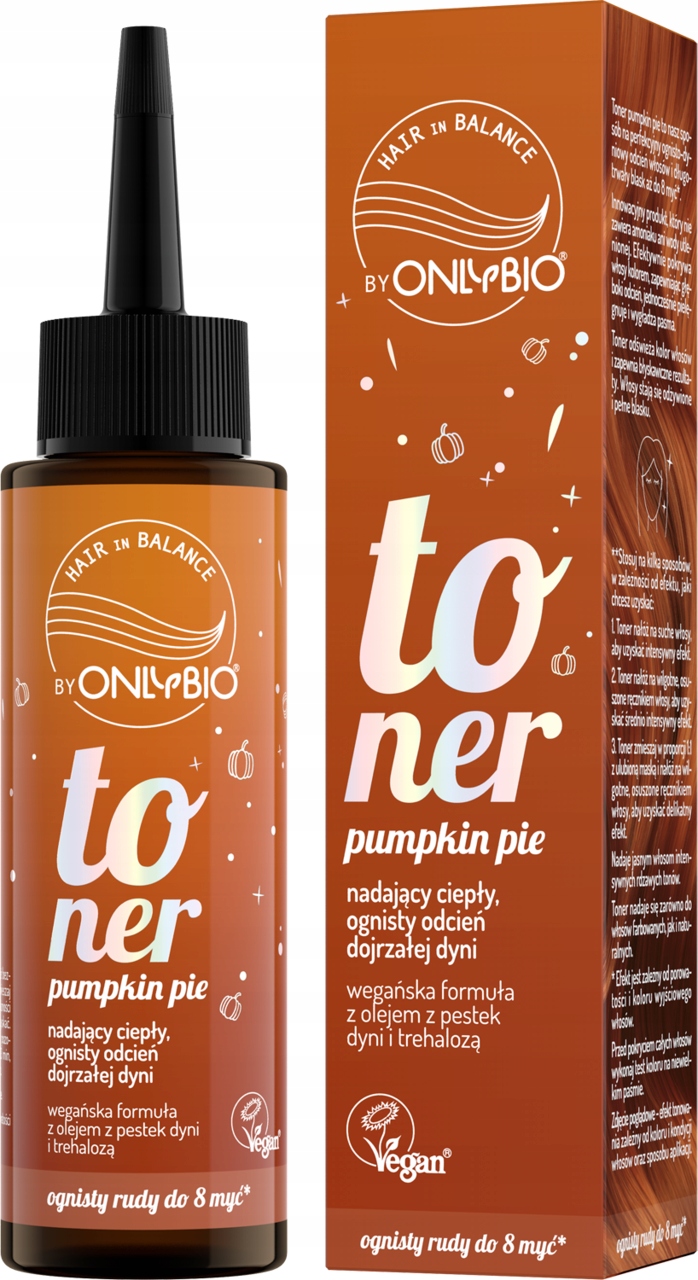 Onlybio Vlasový Toner Na Vlasy Pumpkin Pie 100 ML