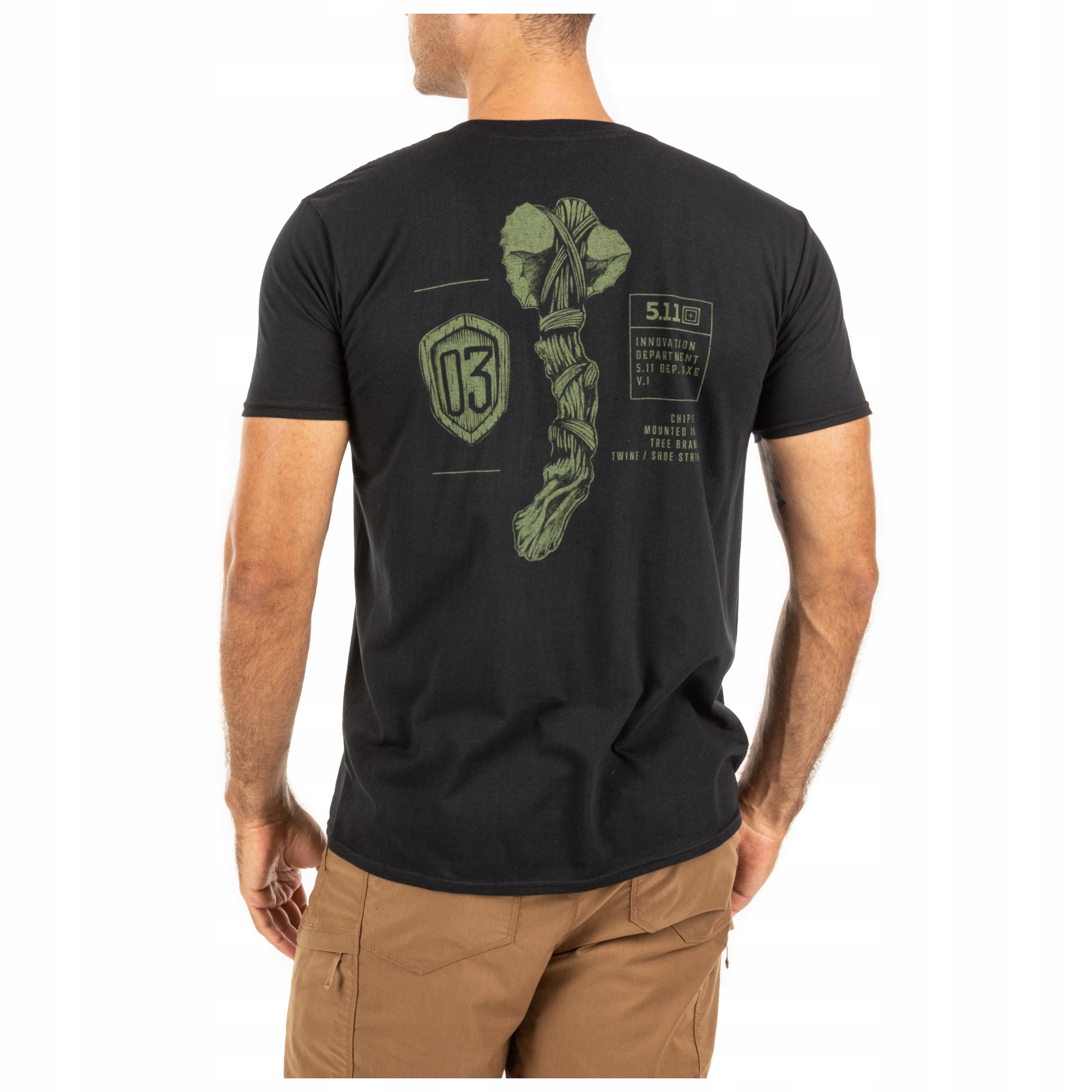 Tričko 5.11 Chip Ax S/s Tee Black S 41280ADC