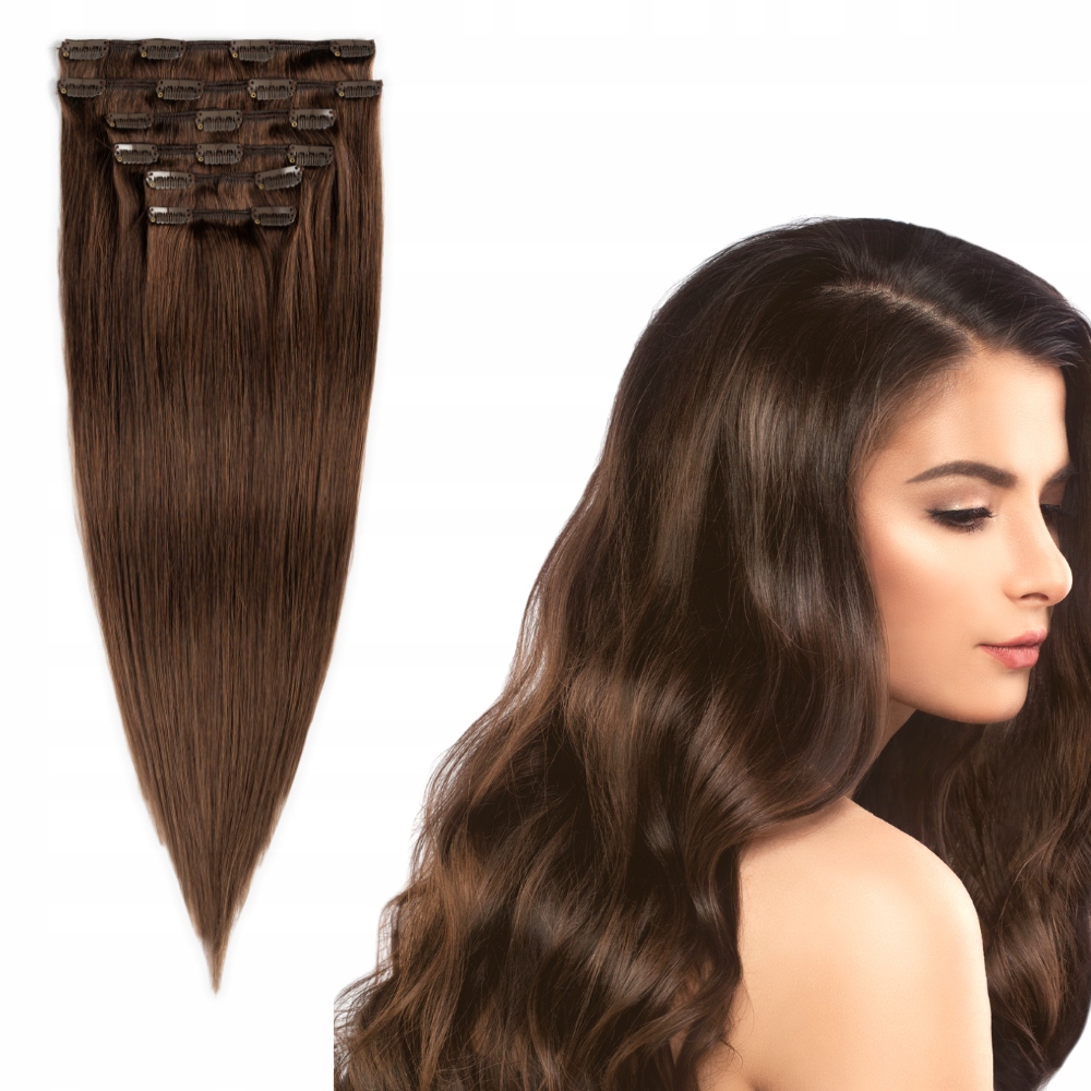 Vlasy Clip In připínací přírodní 53 cm 120 g #3