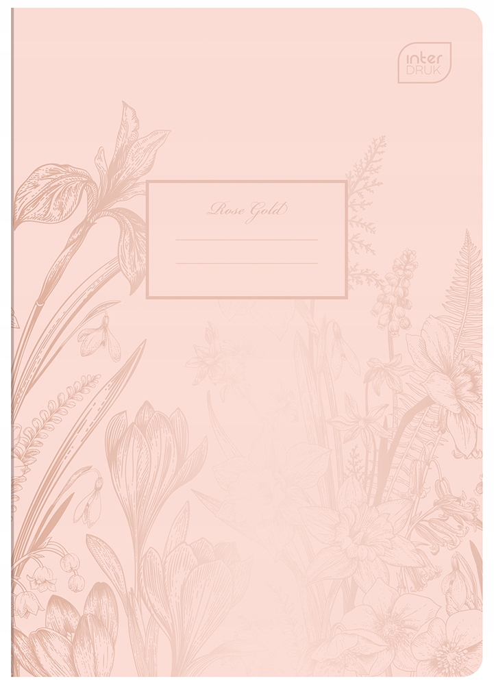 

Zeszyt Interdruk A5/60 Kratka Rose Gold