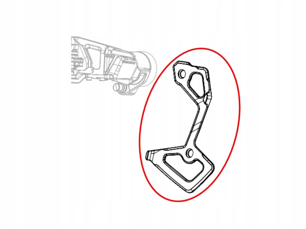 Přehazovací deska Sram Red Xplr Axs E1 46T