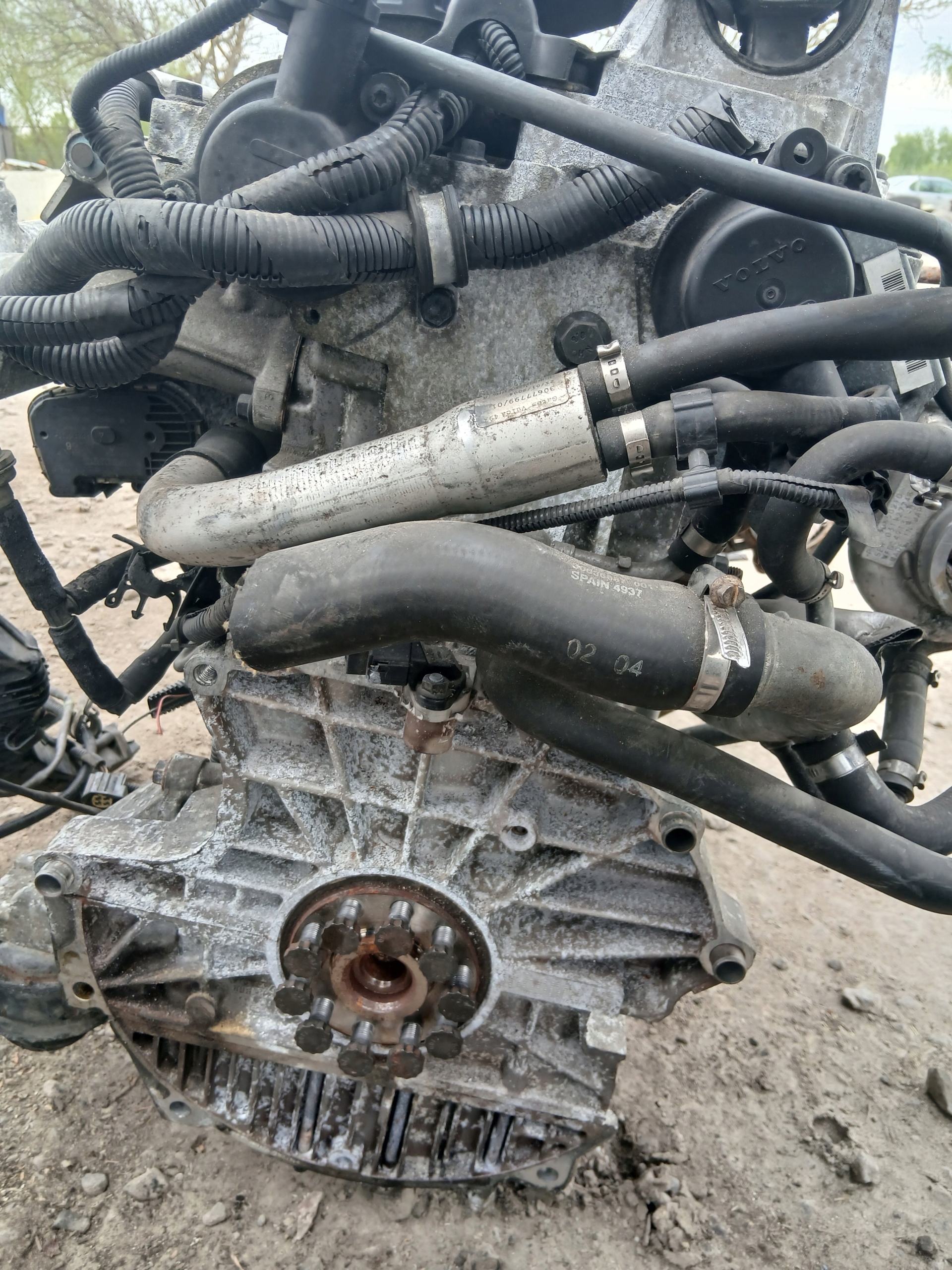 VOLVO S80 V70 XC90 2.9 BITURBO 24V engine complete KPL B6294T 213 TYS KM