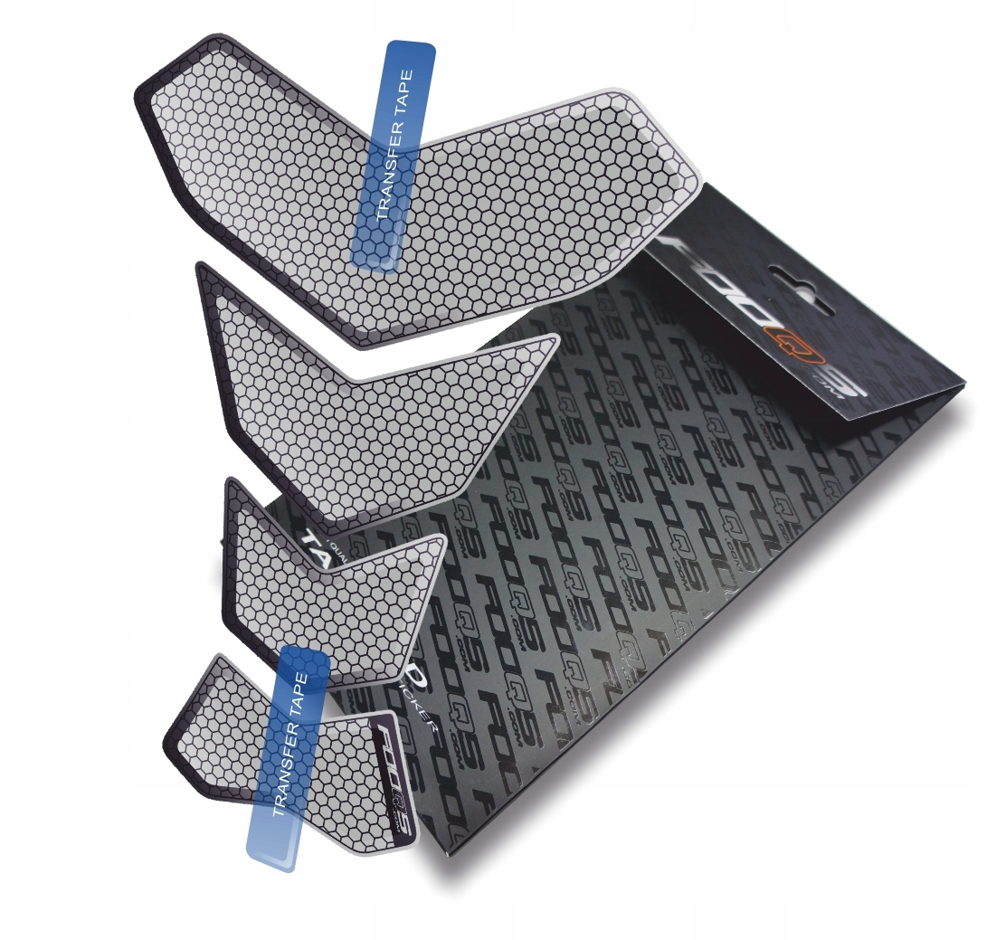 Tankpad od firmy Fooqs, univerzální nálepka na nádrž, stříbrná